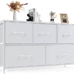 My Depot Dresser with 5 Fabric Drawers for Kids Bedroom, TV Stand